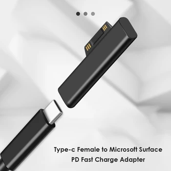 Конвертор конектори за бързо зареждане на USB C за Microsoft Surface Pro 3 4 5 6