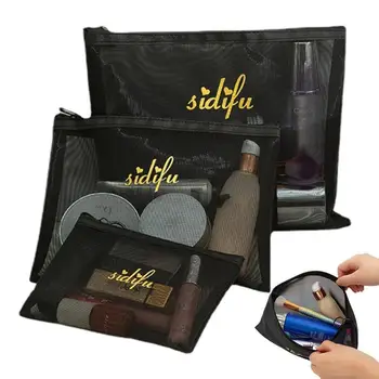 Косметичка-Органайзер За козметика, Преносим Косметичка Голям Капацитет, Пътна чанта с цип за тоалетни принадлежности, средства за грижа за кожата