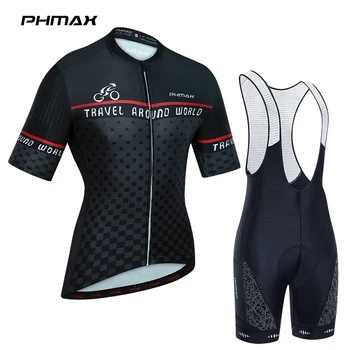 Летни дрехи за колоездене PHMAX от 100% полиестер, Трико за велоспорта, бързосъхнеща облекло за планински велосипед