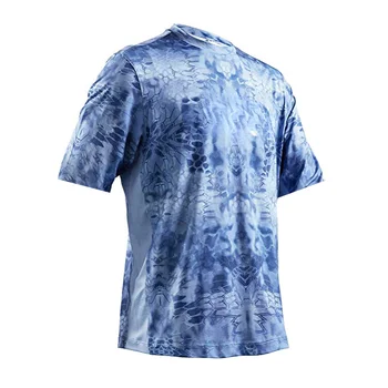 Летни ризи за риболов, Тениски със защита от ултравиолетови лъчи с къс ръкав UPF 50, туристически бързо съхнещи върхове за риболов