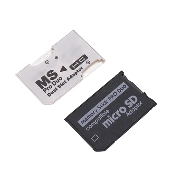 Мини-Kartrider Memory Stick Pro, Адаптер за карти Micro SD TF към MS Pro, Един Двоен Слот за Sony PSP, Геймпад за PSP карта
