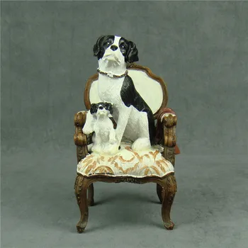 Миниатюрна Ностальгическая кученце Ръчно изработени от смола, фигурка на майката и на детето, декор за кученца, на Новост, украса за бродерия, подарък за Деня на майката
