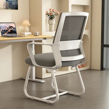 Минималистичное дизайнерски стол Сив на цвят Relax, Скандинавски сетчатое стол Постъпващ, Модерно Кресло за четене Poltrona Para Sala De Estrar, офис мебели