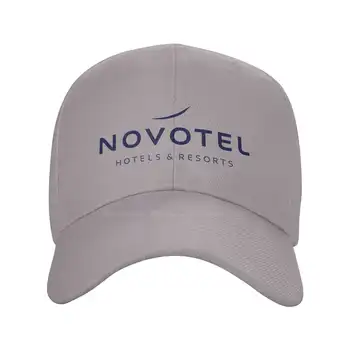 Модерен висококачествен деним, шапка с логото на марката Novotel, Вязаная капачка, бейзболна шапка