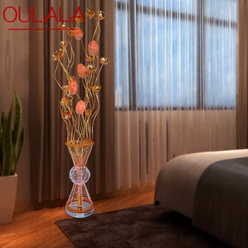 Модерен лампиона OULALA, Модни художествена хол, Спалня, Хотелски Инженеринг алуминиева тел, led декоративна лампа
