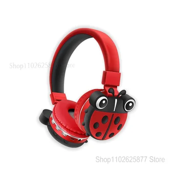 Мультяшное Сладко Насекомо Безжични слушалки Bluetooth Стерео HD Покана Продължителна работа С ниска латентност намаляване на шума, Слот за слушалки