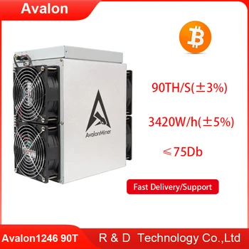 Нов Asic-миньор Canaan Avalon Производство A1246 90T ± 5% Bitcoin Asic Crypto Machine