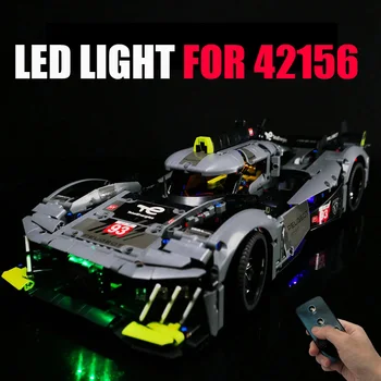 Нов Набор от led Лампи За 42156 Технически Автомобил Peugeot 9X8 24 Хибриден Гиперкар Le Mans градивните елементи на Играчки Не включват Автомобил