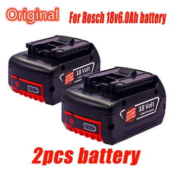 Нова Батерия 18V 6.0 Ah за Электродрели Bosch 18V 6000mAh li-ion Батерия BAT609, BAT609G, BAT618, BAT618G, BAT614