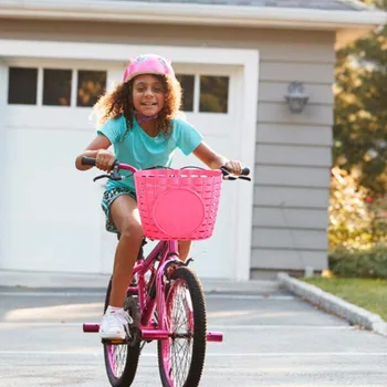 Нова детска велосипедна подвижна кошница, здрава и гъвкава скелетна кошница за спорт на открито, на къмпинг