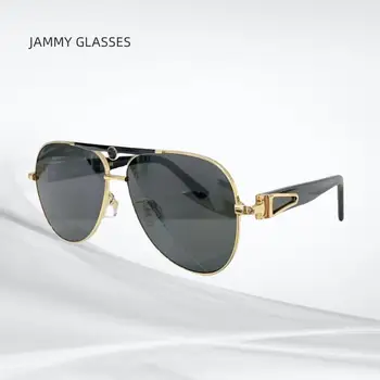 Нова Луксозна марка H801, Модни vintage слънчеви очила-пилоти, Класически дамски слънчеви очила 