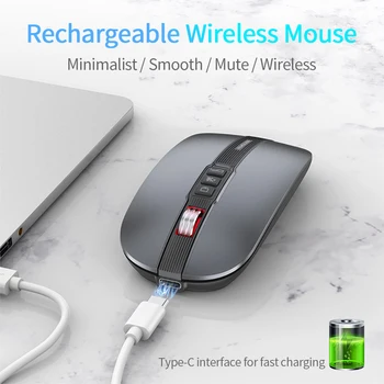 Новата Безжична мишка M113 USB 2.4 G, Съвместим с Bluetooth, Двухрежимная Мишка с резолюция от 2400 dpi, Безжична Мишка За домашния Офис, Безжични Аксесоари за Мишки