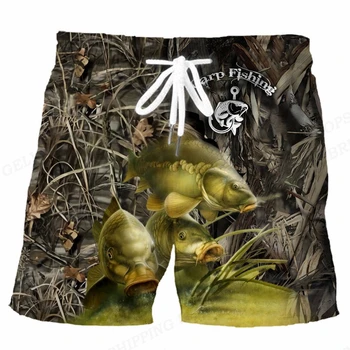 Нови Мъжки къси Панталони за къпане с 3D Принтом, Детски Летни Спортни Шорти за Плуване, Сърф, Плажни Шорти, Ежедневни бързо съхнещи Плажни къси Панталони В Стил Ретро
