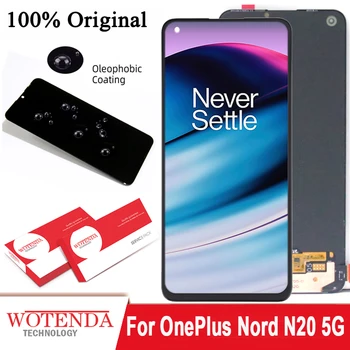 Оригинален AMOLED, За OnePlus Nord N20 5G LCD екран GN2200 Рамка на дисплея Тъчпад Дигитайзер За OnePlus Nord N20 SE CPH2469