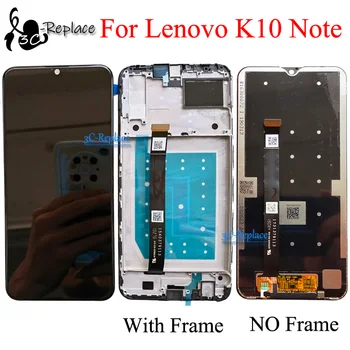 Оригинален Черен 6,3 инча За Lenovo K10 Note K10Note L38111 LCD сензорен дисплей, Дигитайзер, в събирането, замяна/С рамка
