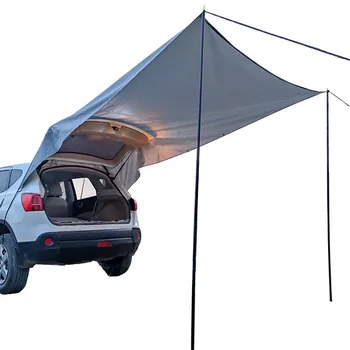 Открит автомобил навес за задния багажник Къмпинг Солнцезащитная и непромокаемая задната част на палатката