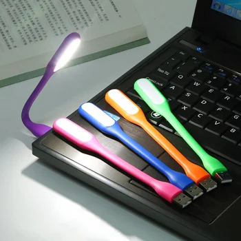 Портативна led лампа за четене USB 5V, Мини-Книгата на Лампа, Сгъваема нощни лампи за Къмпинг, настолни лампи за Power Bank, PC, Лаптоп