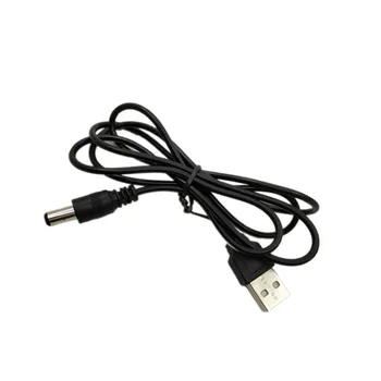Професионален кабел за захранване от USB преди DC5.5x2.1 мм конектор за захранващия кабел, Електроника за настолна лампа, зарядни устройства