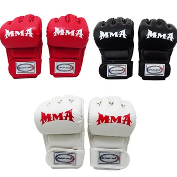 Професионални Боксови Ръкавици На Полпальца, бойни ръкавици за таекуондо MMA, Бойни ръкавици Тина, Аксесоари за тренировки По бокс