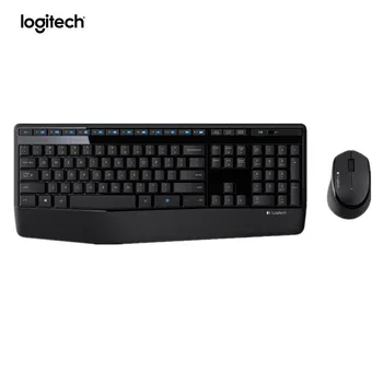 Пълен размер комбинирана безжична мишка Logitech MK345 с честота 2,4 Ghz и клавиатура