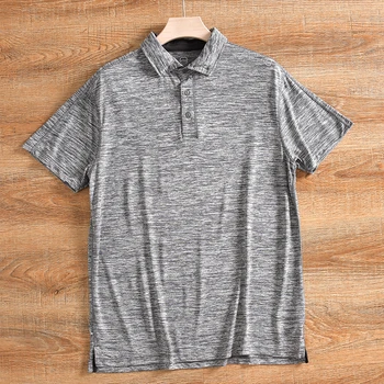 Риза за голф, Мъжка Лятна риза с къси ръкави за голф, Риза с къс ръкав, Мъжки ежедневни ризи за спорт на открито, Бързосъхнеща дишаща Мъжки облекла за голф