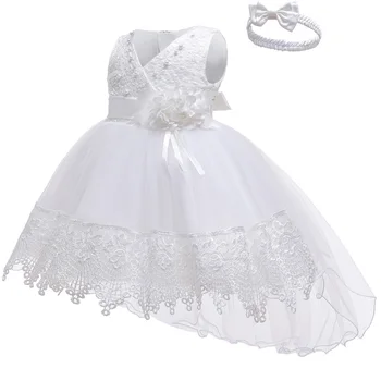 Рокля за момиченце на 1 година, принцеса рокля за момиче на рожден Ден, Детско празнично рокля За новородено, рокли, Кръщенета, Детски дрехи vestido infantil