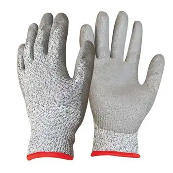 Ръкавици със защита от порязване HPPE 5-ти клас, Кухня, Градина, Плетени, Със защита От Порязване, Износоустойчивост, Със защита от Пикове, Стъклени, Строителни, Режещи Ръкавици