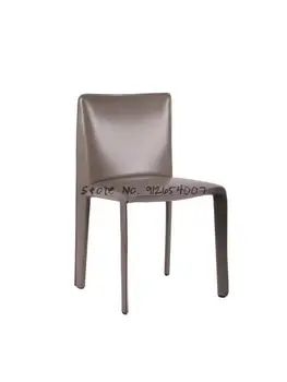 Скандинавски Дизайнер, Просто и творческа Седло от Рециклирана стегната кожа, маса за Хранене, стол, Модел хотелска стая, бюро, Стол за водене на Преговори