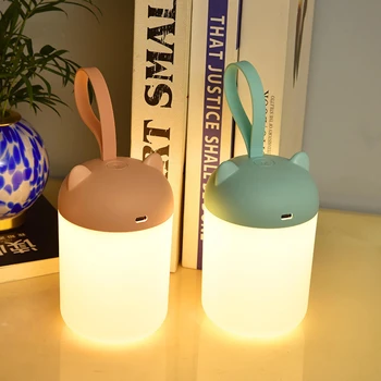 Сладък Сензорен лека нощ USB Детски Акумулаторни Лампи За защита на Очите Преносими Led Нощна Лампа За Пробуждане на Домове За Осветяване на Стаята
