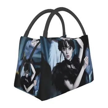 Случайна чанта за обяд Wednesday Addams за къмпинг, за пътуване, за филма 