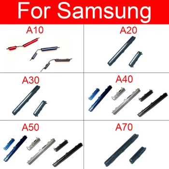 Страничният бутон за включване Изключване Бутон за Смяна на силата на звука За Samsung Galaxy A10 A105F A20 A205F A30 A305F A40 A405 A50 A505 A70 резервни Части