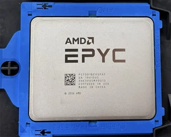 Сървърен процесор AMD EPYC 7301 с честота 2,2 Ghz, 16 ядра на/ 32 потоци, кеш L3, 64 MB, TDP 170 W, SP3, до 2.7 Ghz процесор, серия 7001