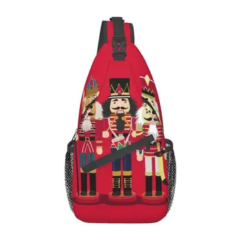 Телефонен указател под формата на войник-Щелкунчика, подарък за Коледа, Раница през рамо, Мъжки Нагрудная чанта за туризъм