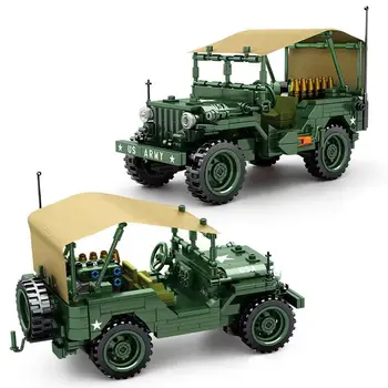 Тухлена монтаж, модел suv в събирането, военна играчка-пъзел за момчета, подарък 705805