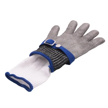 Устойчиви към нарязан-устойчиви ръкавици от неръждаема стомана 304 Телена ръкавици от неръждаема стомана се Използват за защита на вашите ръце