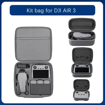 Чанта за съхранение на DJI Air 3, Вграден Калъф за Носене, Пътен Куфар от Изкуствена Кожа с пагон, Аксесоари за Дрона RC RC 2-N2