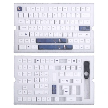 Череша 108 Клавиатури капачки за геймърска механична клавиатура PBT 5 Страни, оцветители, помощни капачка за клавиатури, Електронни клавиатура игри