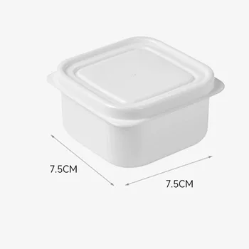 Чисто нов Кухненски кутия, Кутии за съхранение, за да се избегнат отпадъци, Ефективна хранителна Пластмаса, Прозрачен Квадратна кутия за хранителни продукти