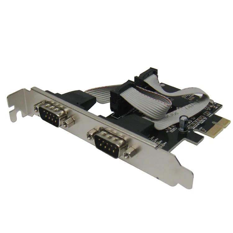 Такса адаптер COM-порта със сериен порт PCIEx1-2 MCS9922 Moschip Чип5