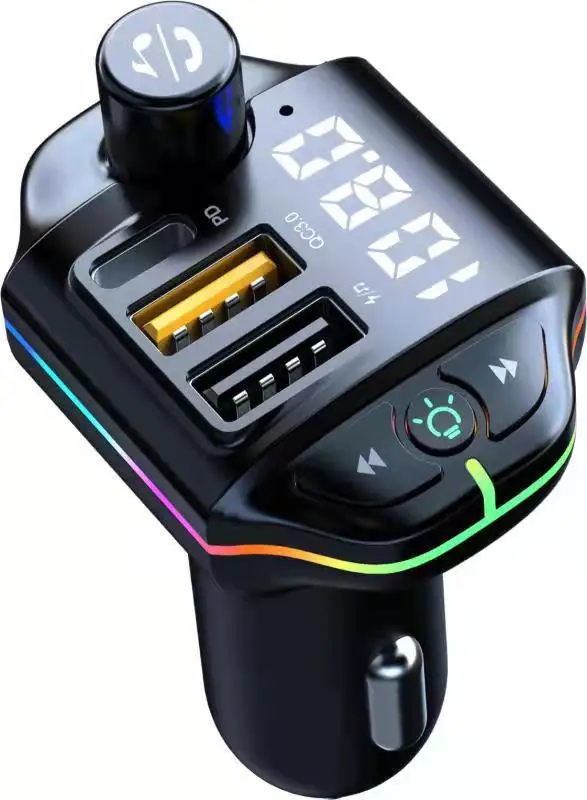 Автомобилен Bluetooth плейър A10 3.1 A, Запалки, зарядно за кола PD, зарядно за кола с два USB, FM трансмитер3
