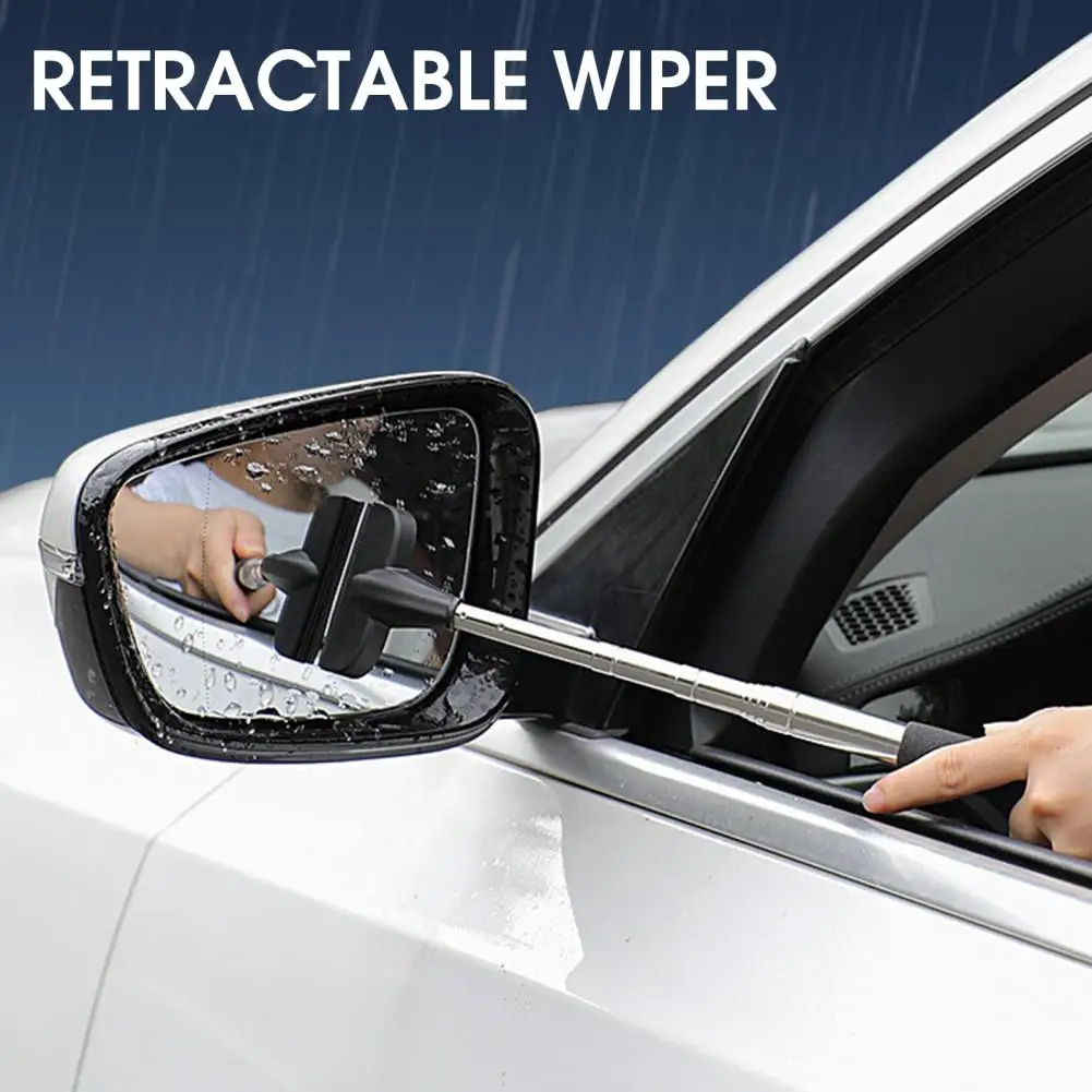Универсален автомобилен чистачки Без драскотини Универсално Автомобилно огледало за обратно виждане За Премахване на Дъжда Чистачка на задното стъкло За отстраняване на петна3