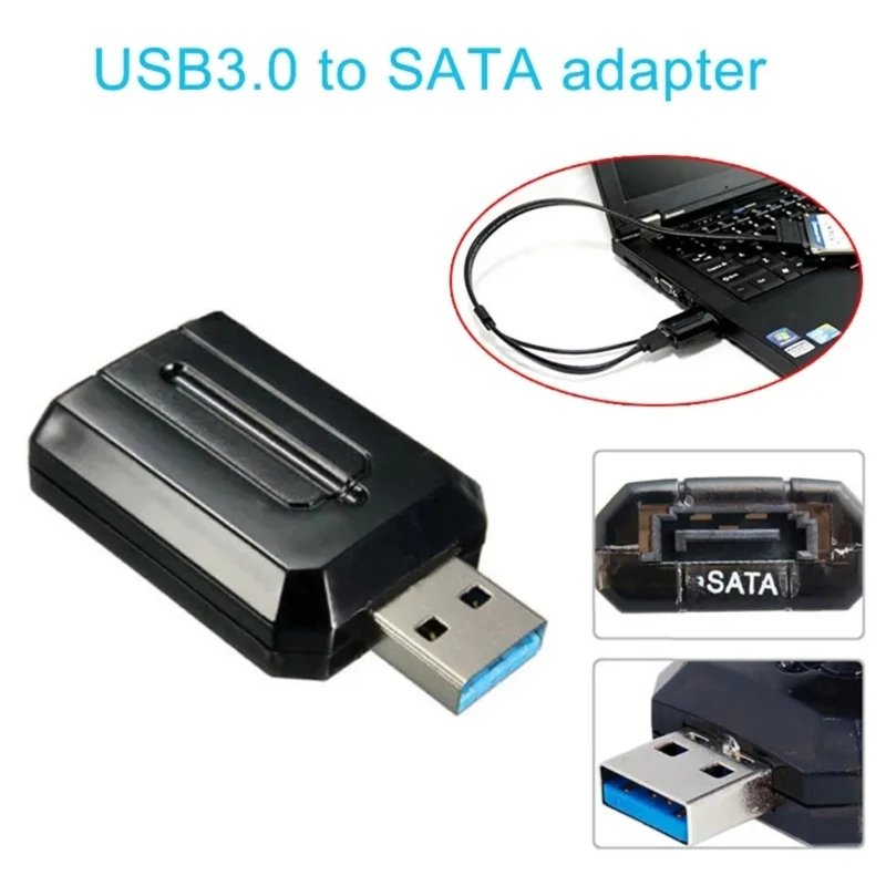 Адаптер USB to/USB3.0 за eSATA Поддържа гореща замяна на чип JM5391