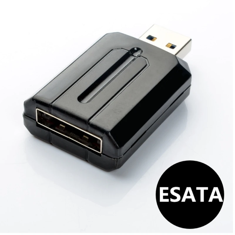 Адаптер USB to/USB3.0 за eSATA Поддържа гореща замяна на чип JM5394
