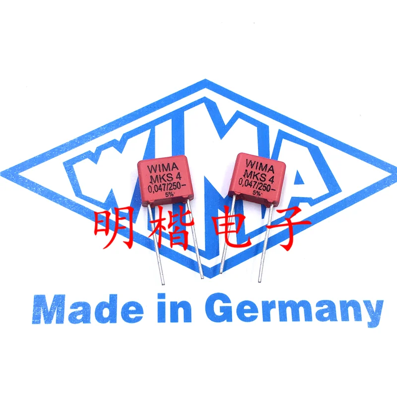 Безплатна Доставка 10шт/30шт WIMA Германия кондензатор MKS4 250V 0,047 ICF 250V 473 47NF P = 7.5 mm0