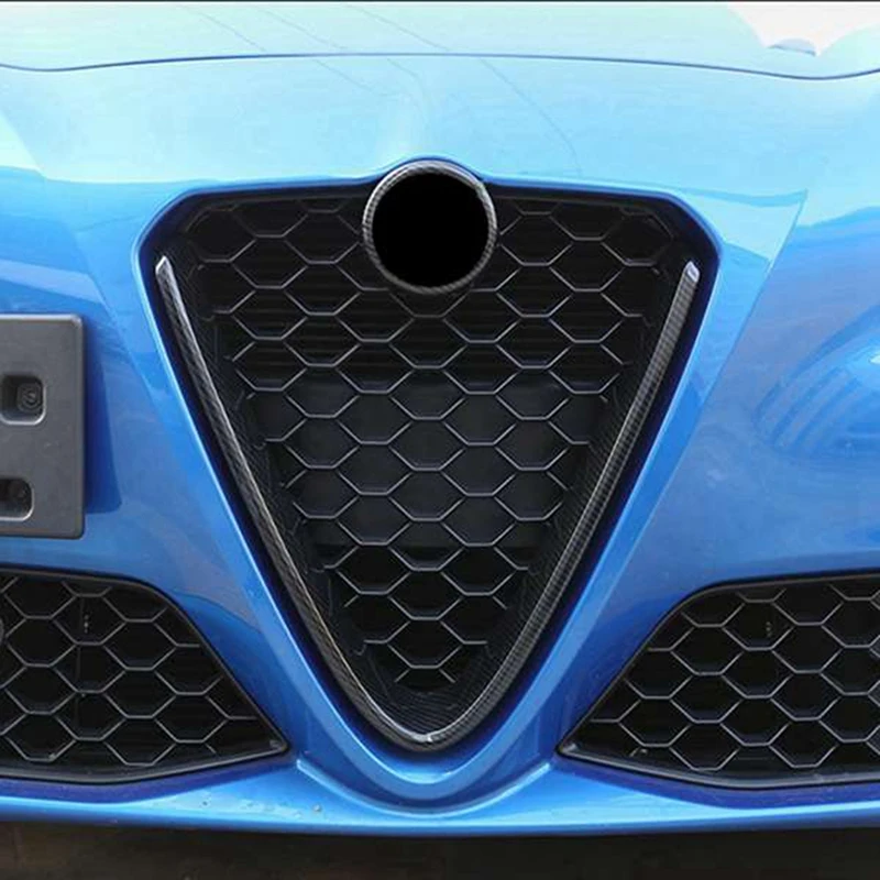 За Alfa Romeo Giulia 2017-2019, въздушни решетки, Декорация с лого, Пръстен, Накладки, Стикер, Рамка, Аксесоари4