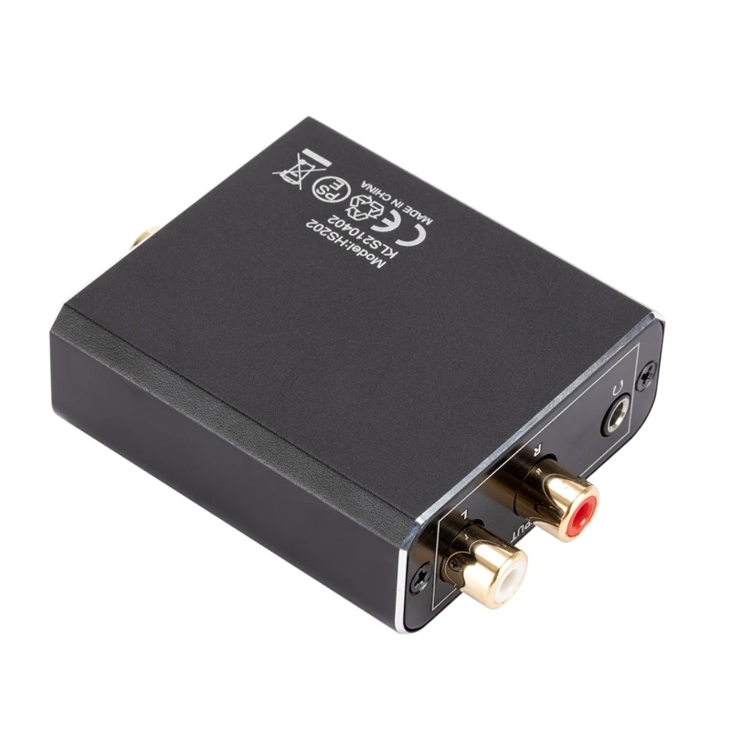 Цифроаналоговый конвертор DAC 192 khz Цифров коаксиален optical Toslink 3,5 мм RCA (L / R) Стерео адаптер за Директна доставка на3