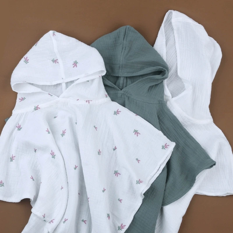 Бебешка хавлиена кърпа с качулка, меко и впитывающее влагата, Голямо детско кърпи за баня за бебета X90C1
