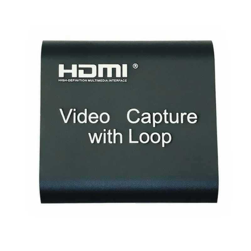Карта на захващане HDMI, устройство за видеозапис, Петлевая запис на видео 1080P, 4K, USB 2.0, кутия за записване на игри на живо за камера HD PS44