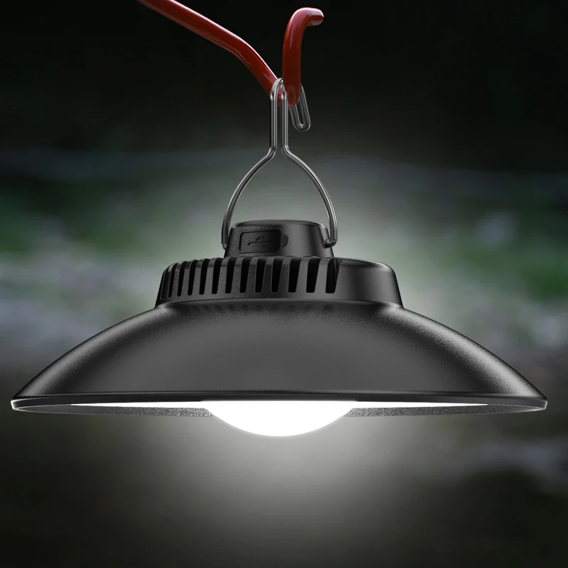 Ретро led работна лампа Type-C, Акумулаторна полилей, крушка за нощния пазар, Мобилна спасителна лампа за къмпинг на открито, спиране на тока3
