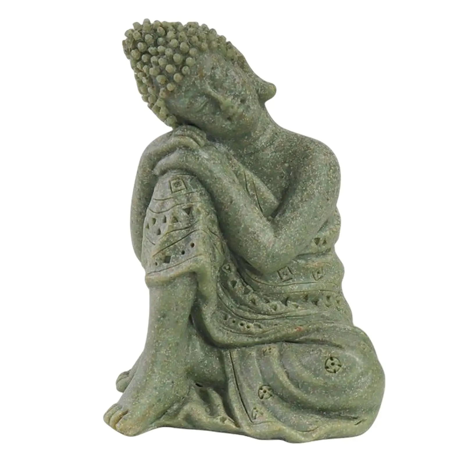 Тайланд Статуя на Буда Скулптура за вашия Работен Плот на Открито4